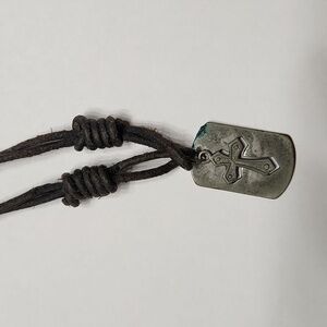 CROSS Medallion Cord Necklace
